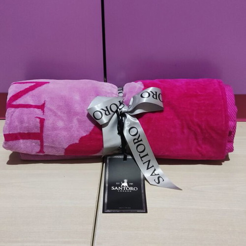 Santoro London Gorjuss Beach Towel new, pink, 100x170 cm