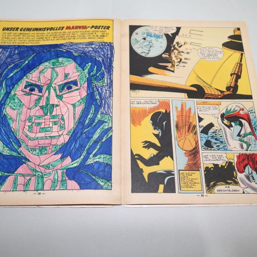 Die Spinne 2 Marvel comic Spiderman used, German language