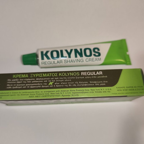 Kolynos Regular Shaving Cream 1983 vintage sealed