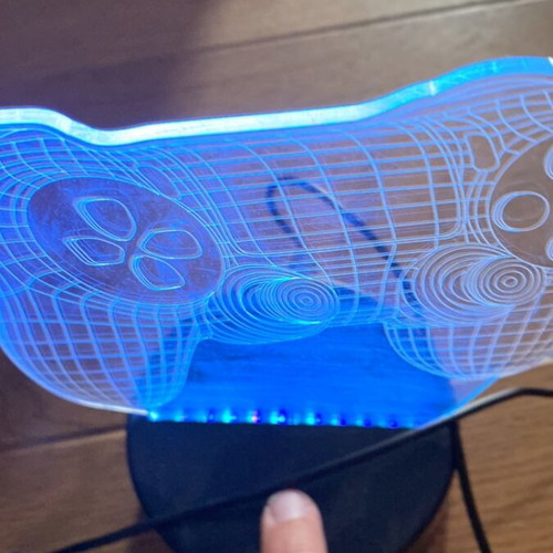 Controller lamp like new with color changing button