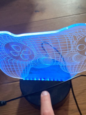 Controller lamp like new with color changing button