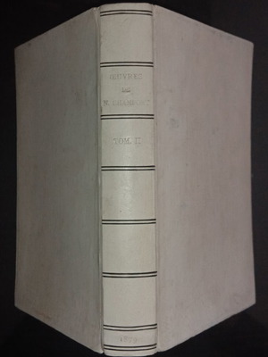 Nicolas Chamfort book 1879 used, volume 2, French text