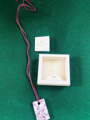 Antica Murrina Venezia pendant like new, pink and purple