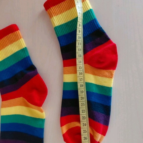 Rainbow Socks new, multicolored