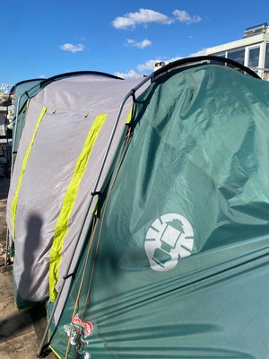 Coleman Blackout tent used