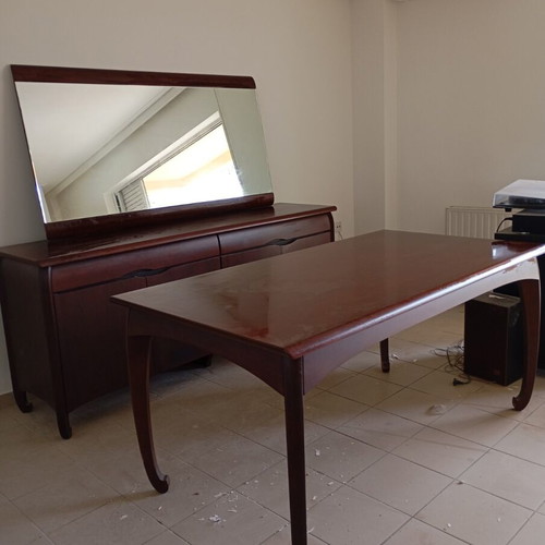 Living room furniture like new, solid cherry wood