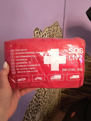 First Aid Kit DIN 13164:2002 new, sealed