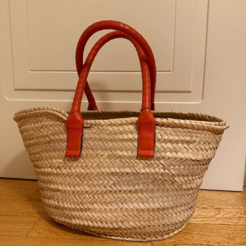 Chloe Raffia basket bag