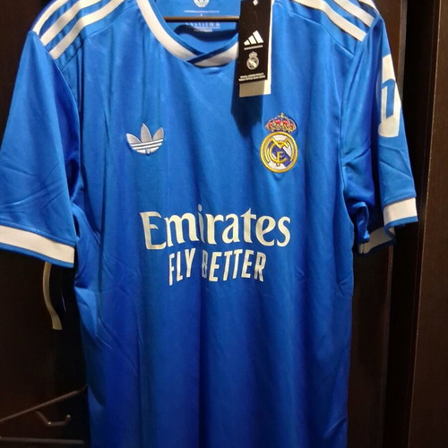 Real Madrid away jersey this season, like new, size Large