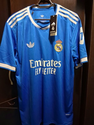 Real Madrid away jersey this season, like new, size Large