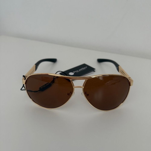 Polarized sunglasses PolarSky new, brown and gold