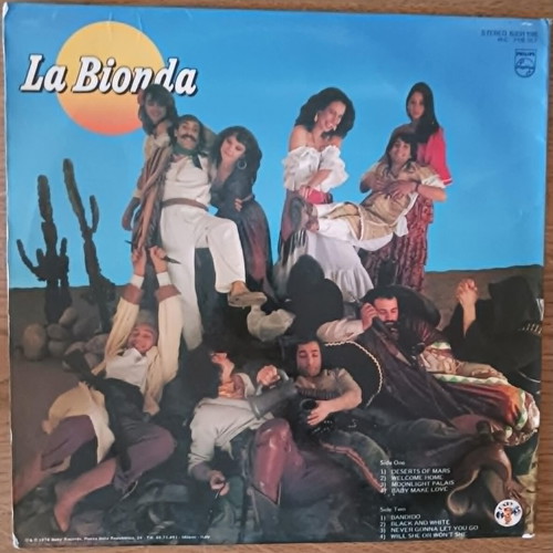 La Bionda Bandido vinyl record used, 1979 gatefold