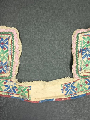 Ornate Neck Embroidery of Traditional Dress No 103 Used