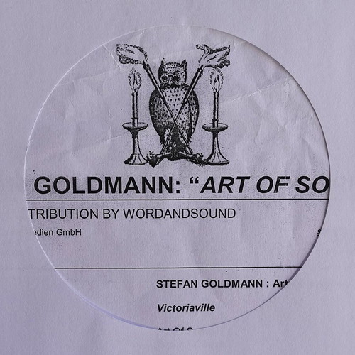 Stefan Goldmann Art Of Sorrow EP 12" vinyl like new, electronic