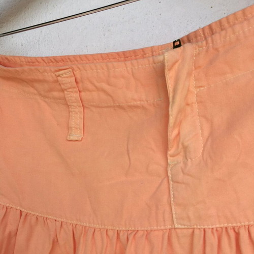 Cotton skirt summer orange size M/40 like new