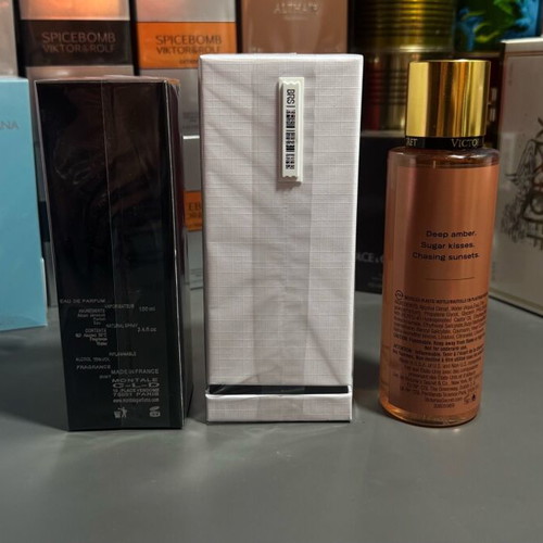 Perfume gift set for women new, Montale Mukhalat, YSL Babycat, Victoria’s Secret Amber Romance