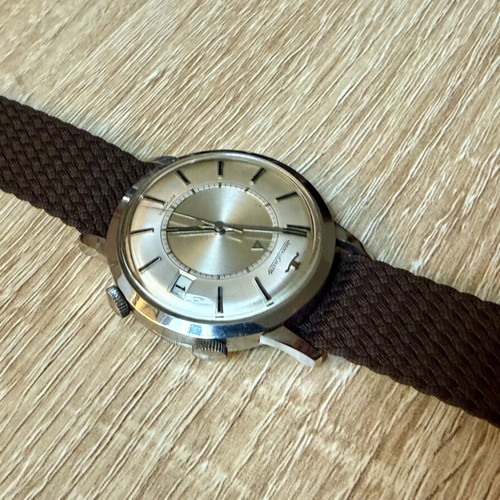 Jaeger Le Coultre Memovox watch used with alarm function