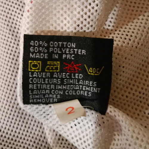 Μπουφάν ανδρικό Pacific blue size 2 (Μ) σαν καινούργιο, με κρυφή κουκούλα, κόκκινο