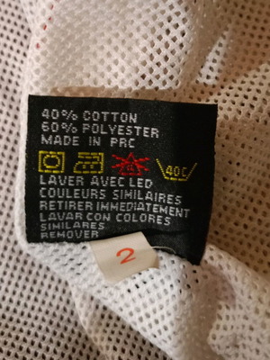 Μπουφάν ανδρικό Pacific blue size 2 (Μ) σαν καινούργιο, με κρυφή κουκούλα, κόκκινο