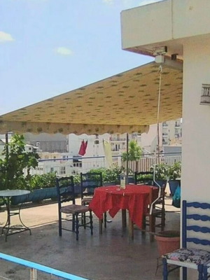 Apartment 28 sqm penthouse with 1 bedroom in Drapetsona, built 1983