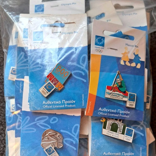 Athens 2004 Olympic Games pins new, lot of 40 pieces