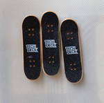 Tech Deck Finesse Sonic Hedgehog Series 12 Mini Finger Skateboards new, no wheels, pack of 3
