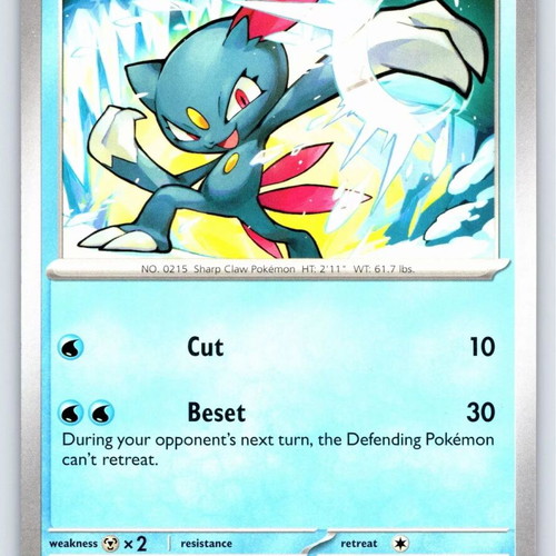 Sneasel Pokemon card collectible new