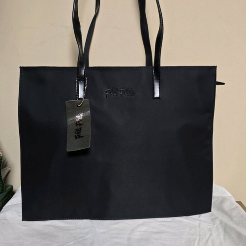 Folli Follie shoulder bag new, large black with dust bag