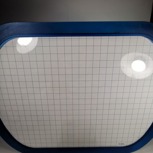 80s Magnetic Teaching Board with Grid 46x61 cm like new