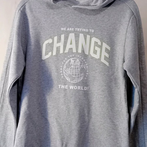 Grey hoodie Mango for boys 13-14 years like new