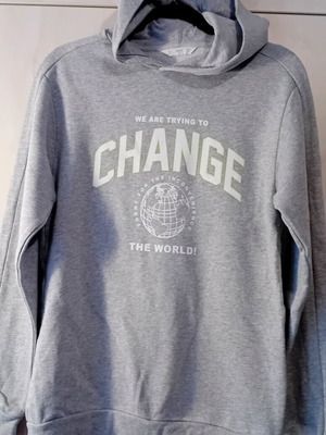 Γκρι φούτερ hoodie Mango για αγόρι 13-14 ετών σαν καινούργιο