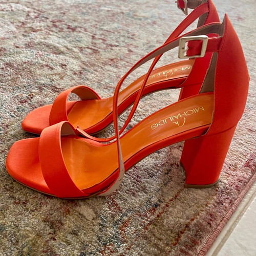 Michailidis Collection women's sandals new, orange, size 39