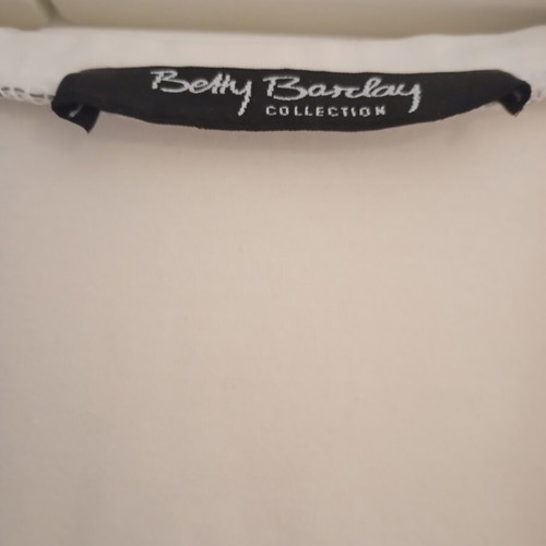 Betty Barclay women's blouse used, white multicolor, size L