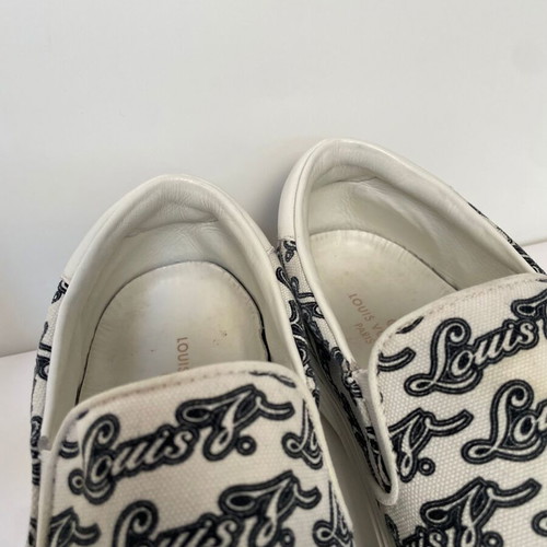 Louis Vuitton Trocadero slip on sneakers used, size 38, white