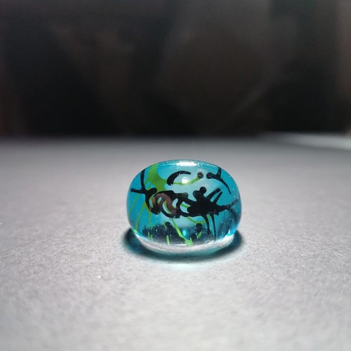Ring size 53.5 like new, multicolored