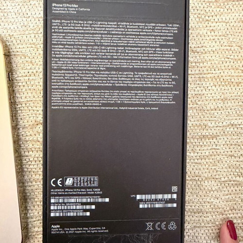 iPhone 13 Pro Max 128GB like new, gold