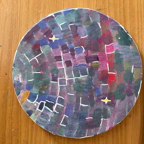 Disco Ball Painting on Canvas New