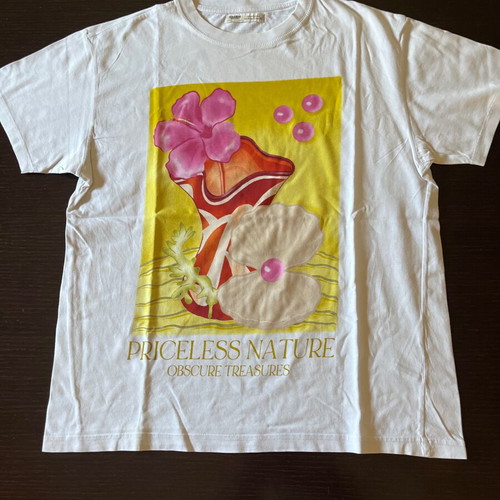 Pull & Bear t-shirt used, size S, white