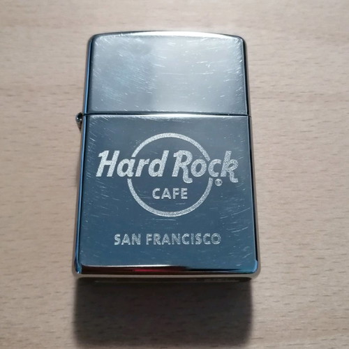 Zippo lighter used from Hard Rock Cafe San Francisco collection