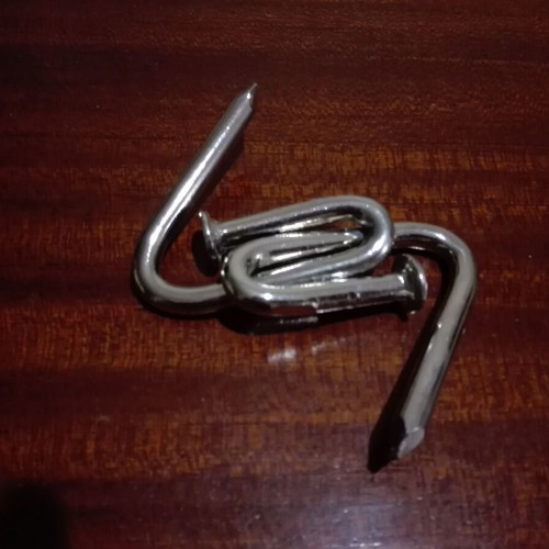 Metal cast puzzle used