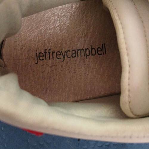 Jeffrey Campbell women's shoes used, leather, colorful, athletic size 41