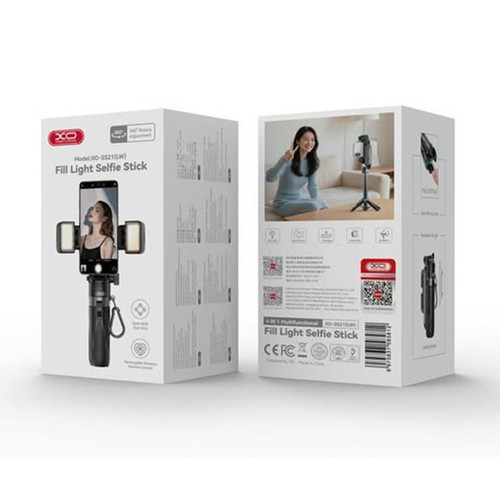 XO SS21 Bluetooth selfie stick with detachable lights