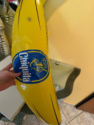 Banana Chiquita inflatable like new, summer item