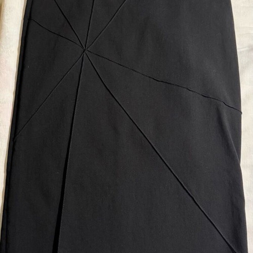 Midi skirt black elastic like new size S/M