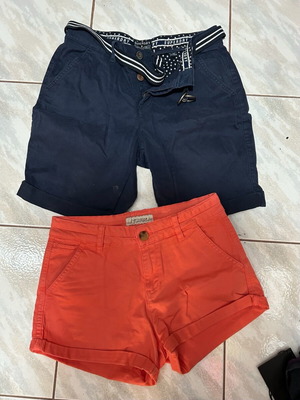 Superdry and Funky Buddha shorts, size S, waist 37-38 cm