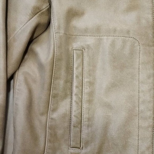 Vali jacket like new, beige synthetic leather