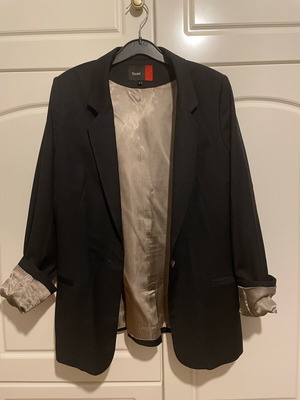 Toi Moi women's jacket size medium like new, black and silver