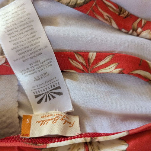 Funky Buddha one-piece swimsuit like new, colorful, size S