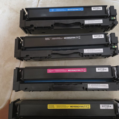 Toner cartridge set 219A new for HP LaserJet Pro printers