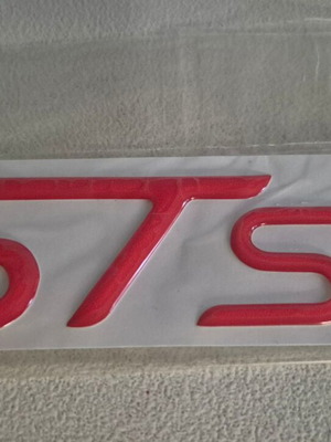 Gel Inlays Stickers for Ford ST badges